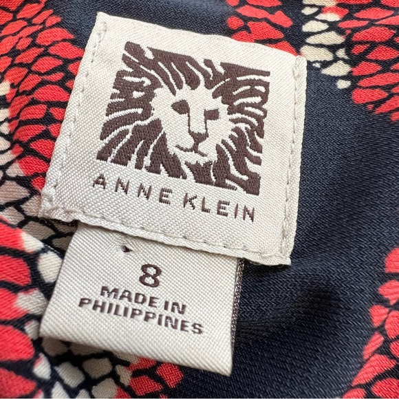 Anne Klein Reptile Zebra Stripe Wrap Bodice Gathered Skirt Sheath Dress - Picture 10 of 14